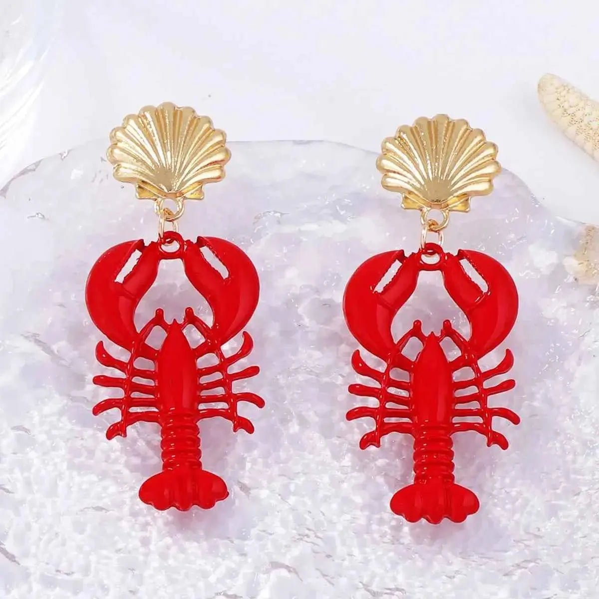 18K Gold - Plated Stainless Steel Drop Earrings - SmileBen