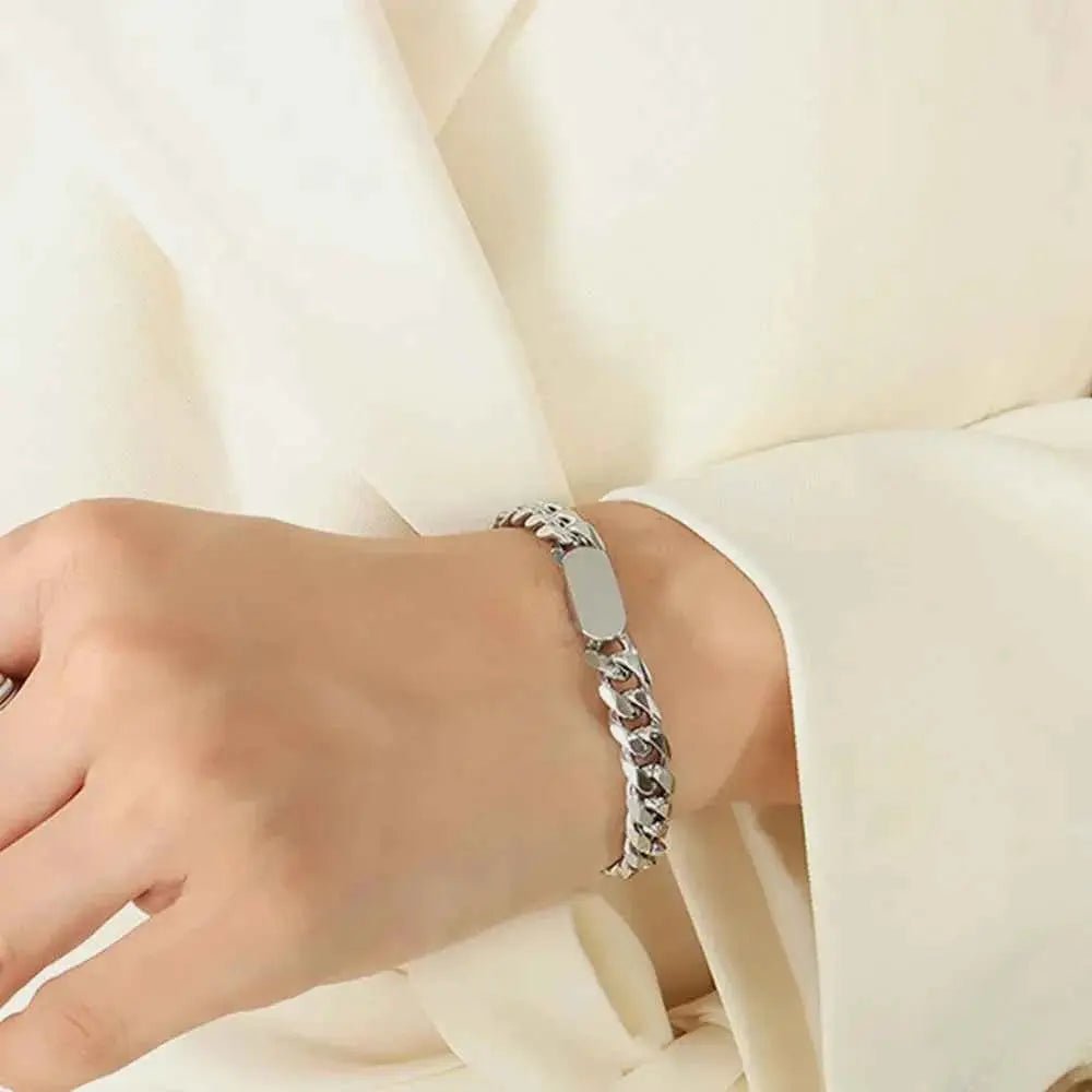 18K Gold - Plated Titanium Steel Bracelet - SmileBen