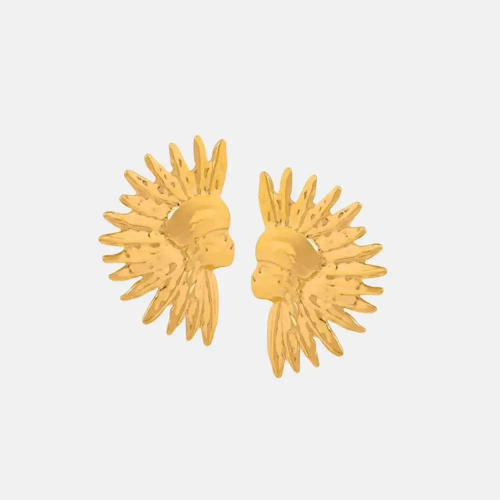 Titanium Steel Gold-Plated Earrings - SmileBen