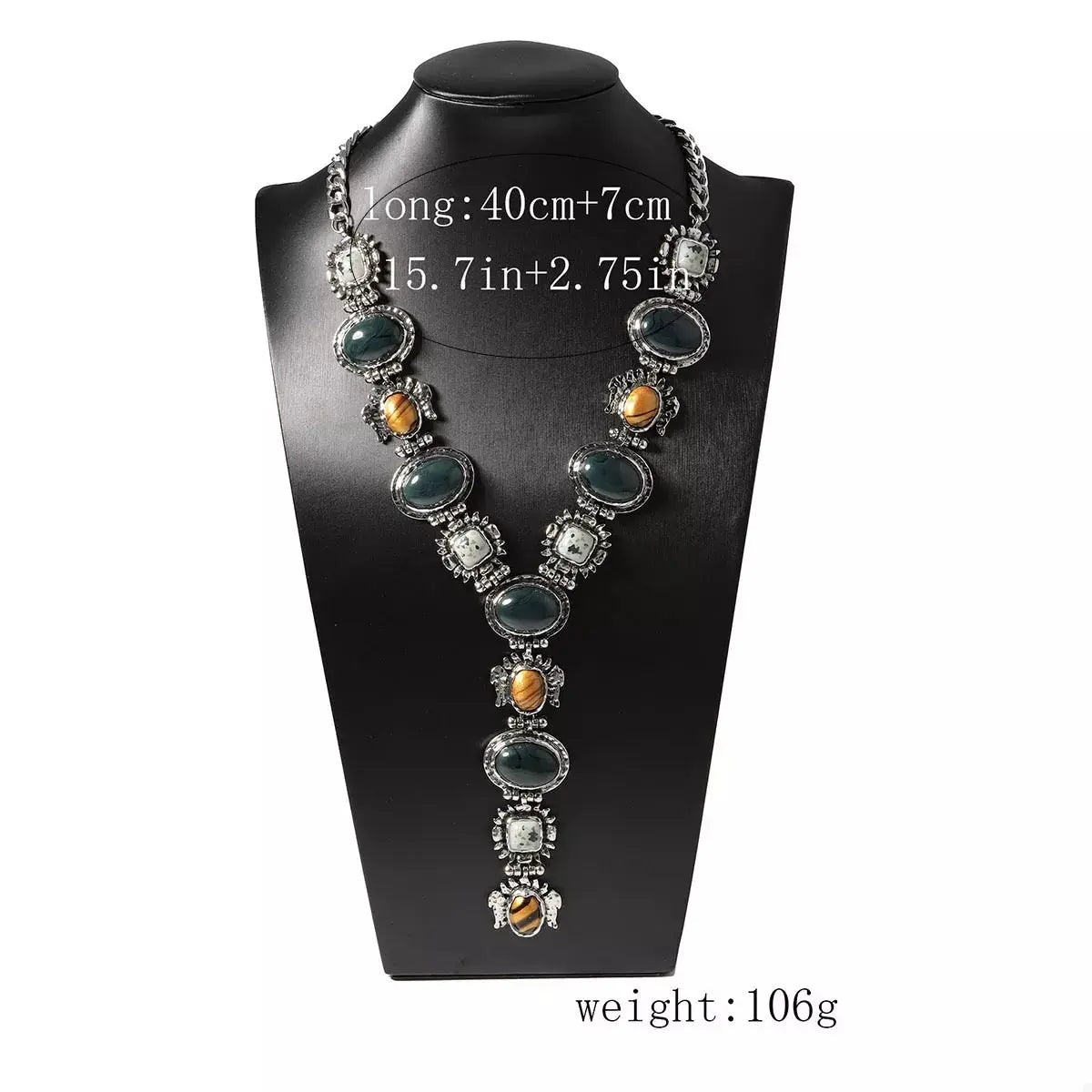 Resin Zinc Alloy Y-Shape Necklace - SmileBen