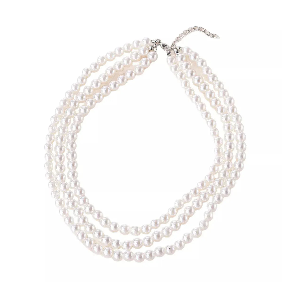 Three-Layered Pearl Necklace - SmileBen