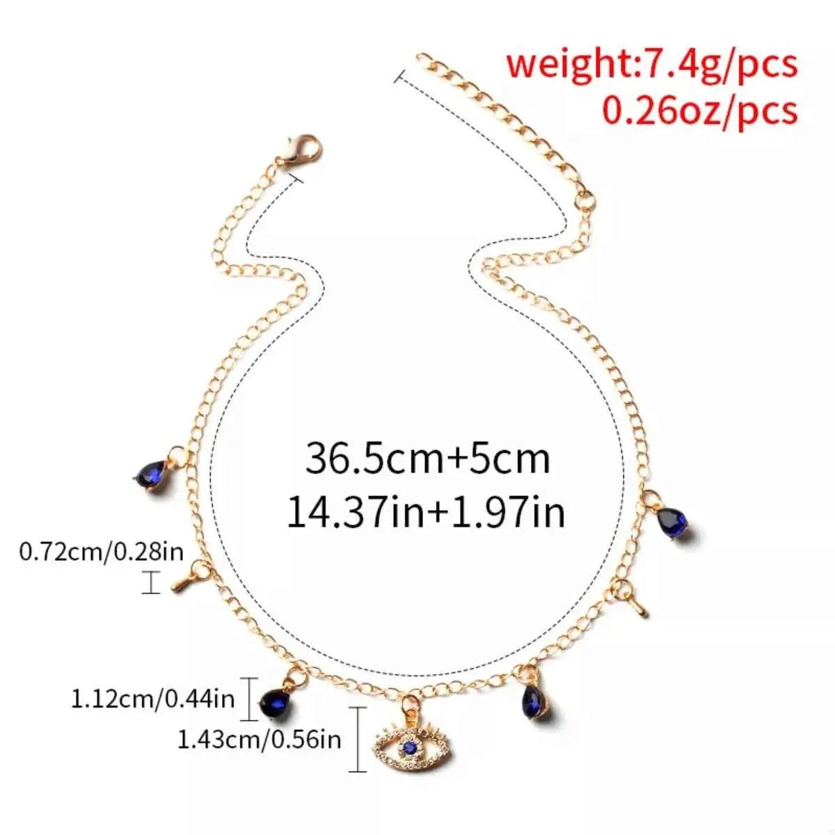 Evil Eye Charm Necklace - SmileBen