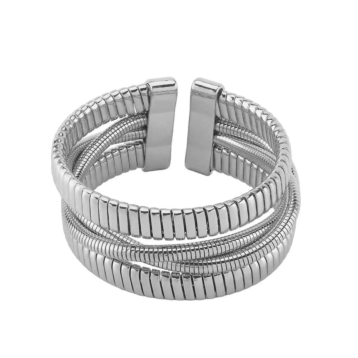 Multi - Layered Open Bracelet - SmileBen