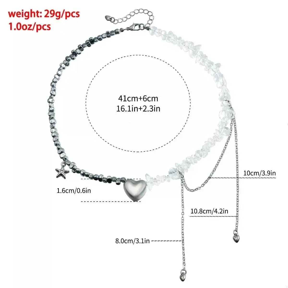 Silver - Plated Minimalist Heart Necklace - SmileBen
