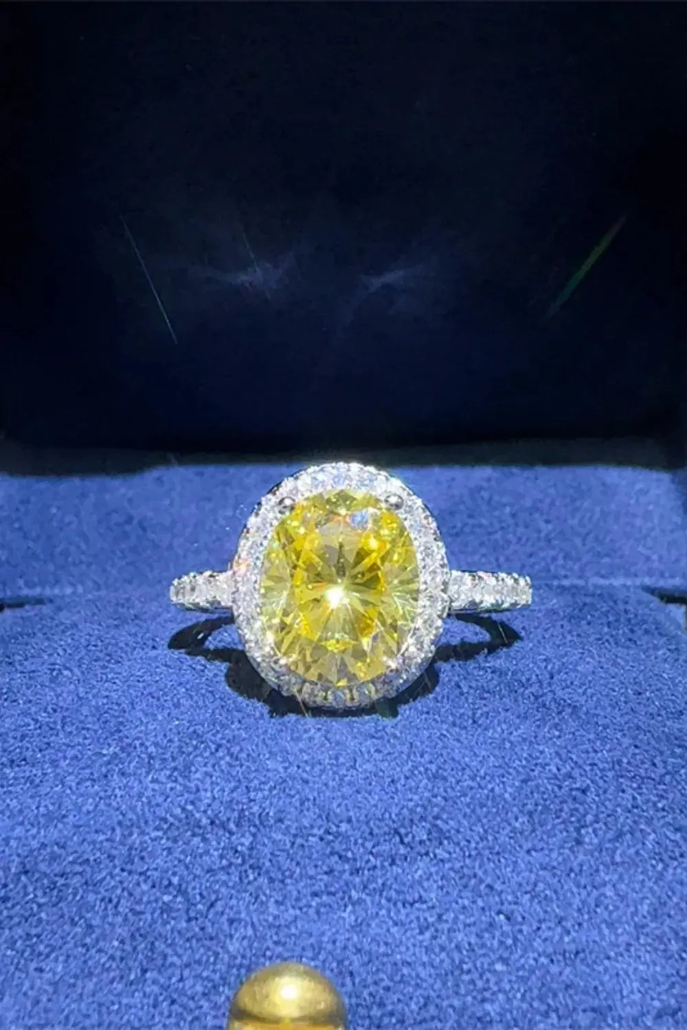 3 Carat Moissanite 925 Sterling Silver Ring - SmileBen