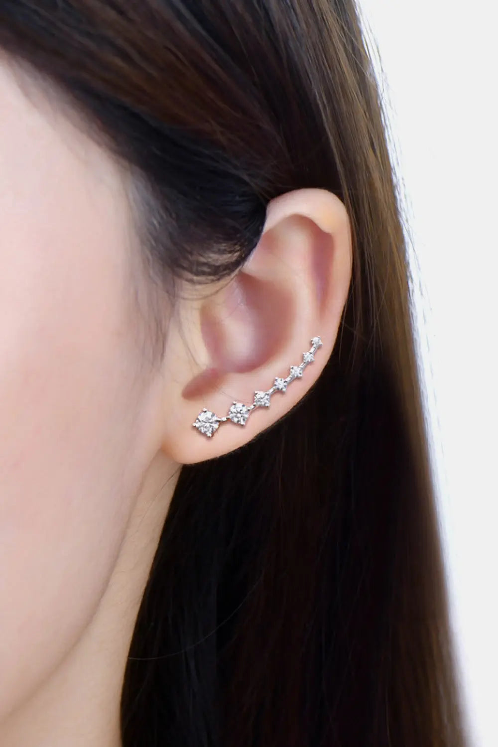 1.9 Carat Moissanite 925 Sterling Silver Earrings - SmileBen