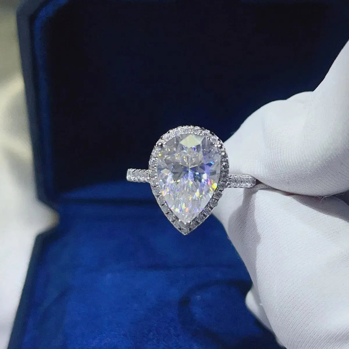 2 Carat Moissanite 925 Sterling Silver Ring - SmileBen