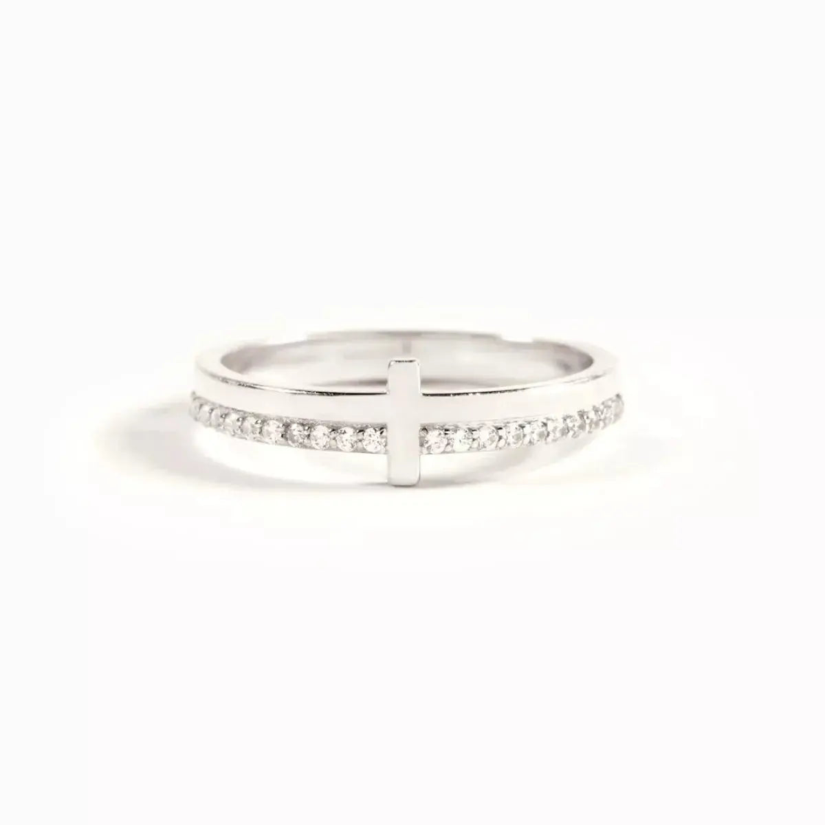 925 Sterling Silver Cross Ring - SmileBen