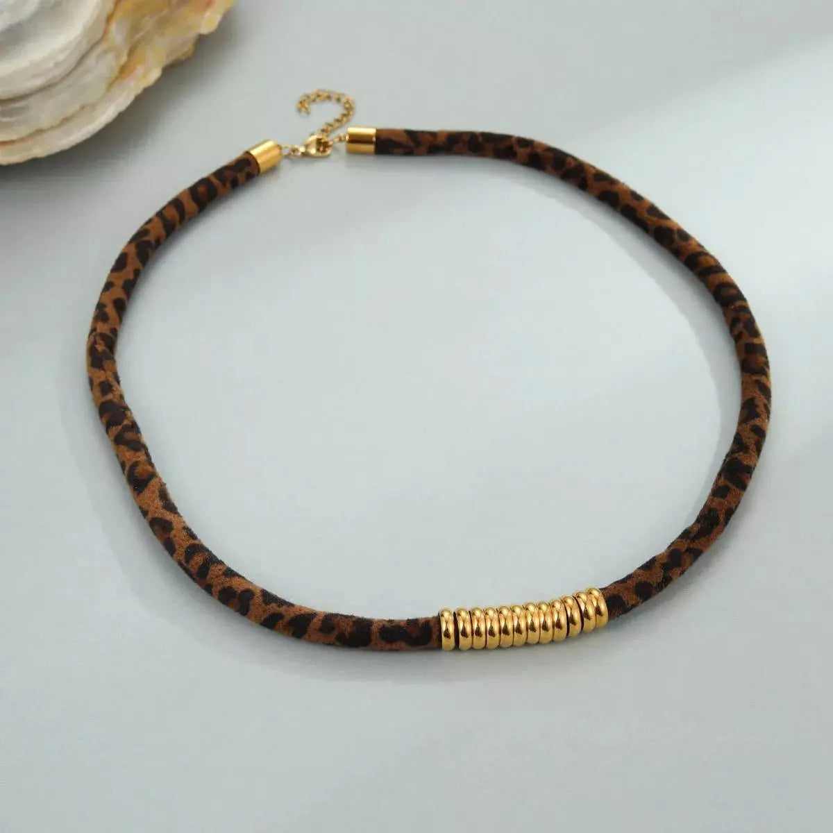 Leopard 18K Gold-Plated Necklace - SmileBen