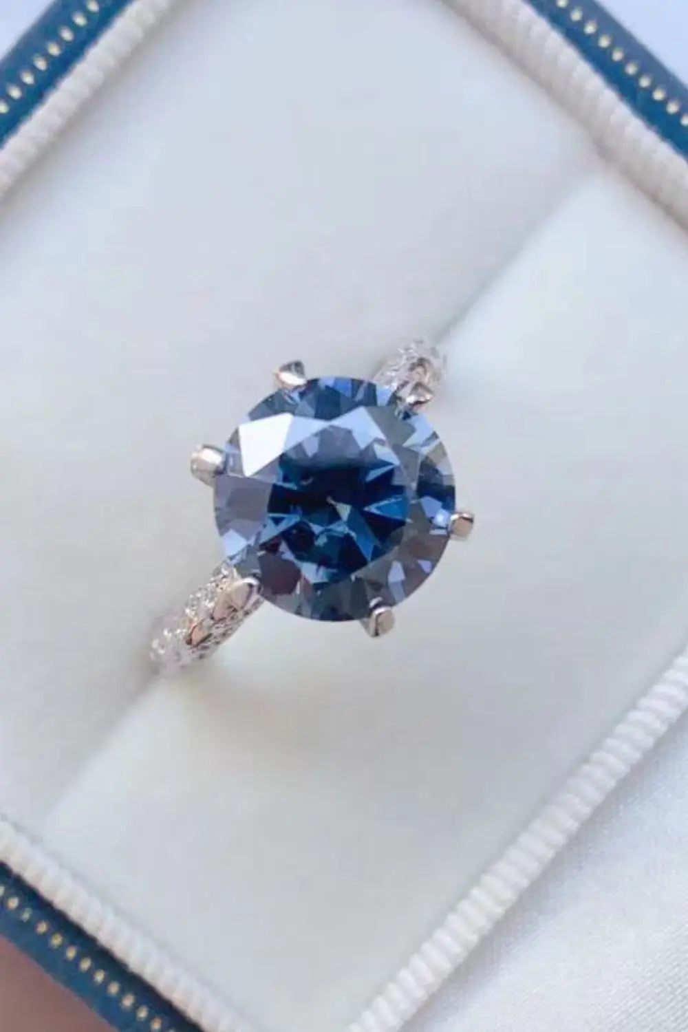 5 Carat Moissanite 925 Sterling Silver Ring - SmileBen