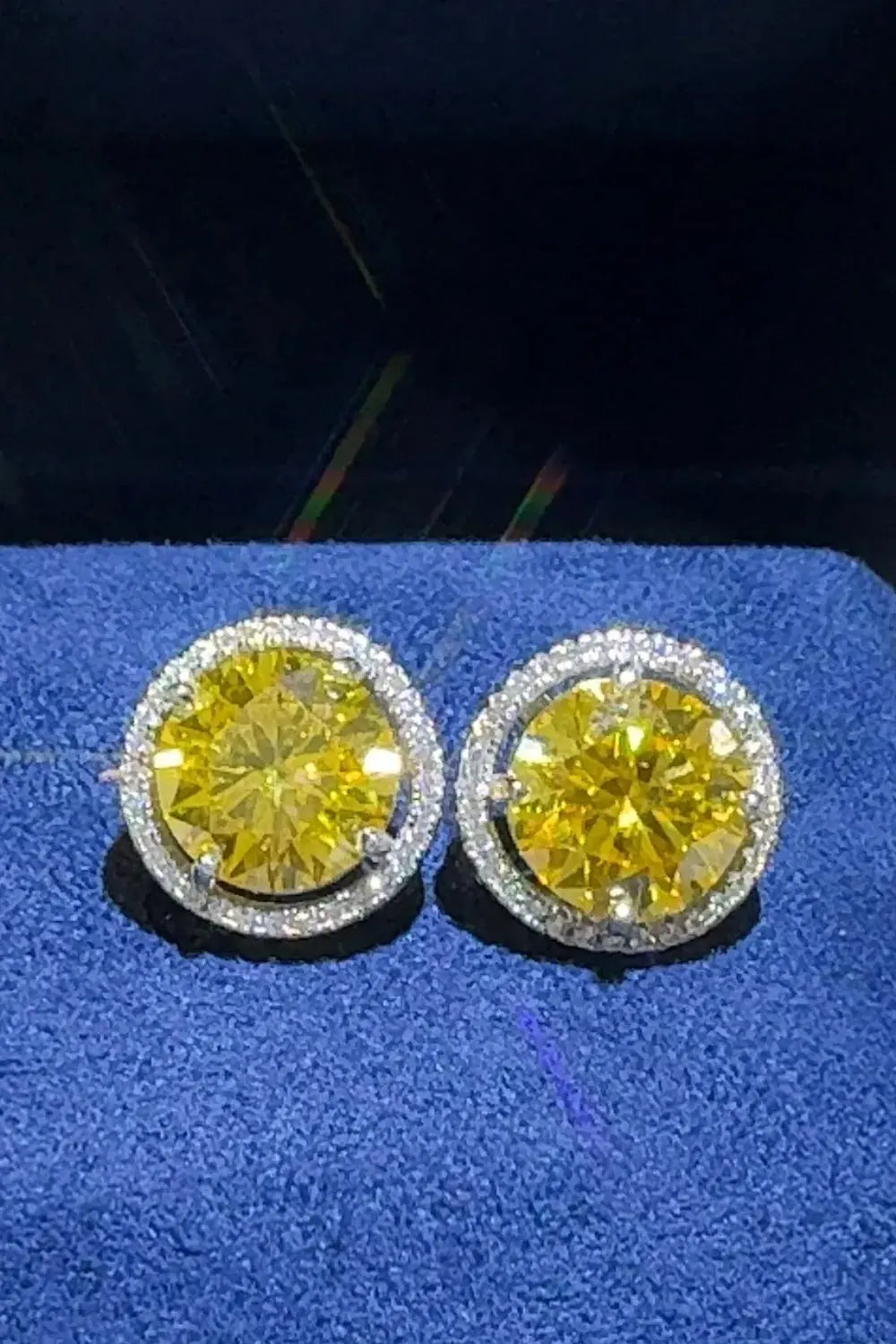 4 Carat Moissanite 925 Sterling Silver Earrings - SmileBen