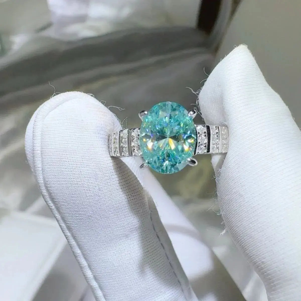 2 Carat Moissanite 925 Sterling Silver Ring - SmileBen