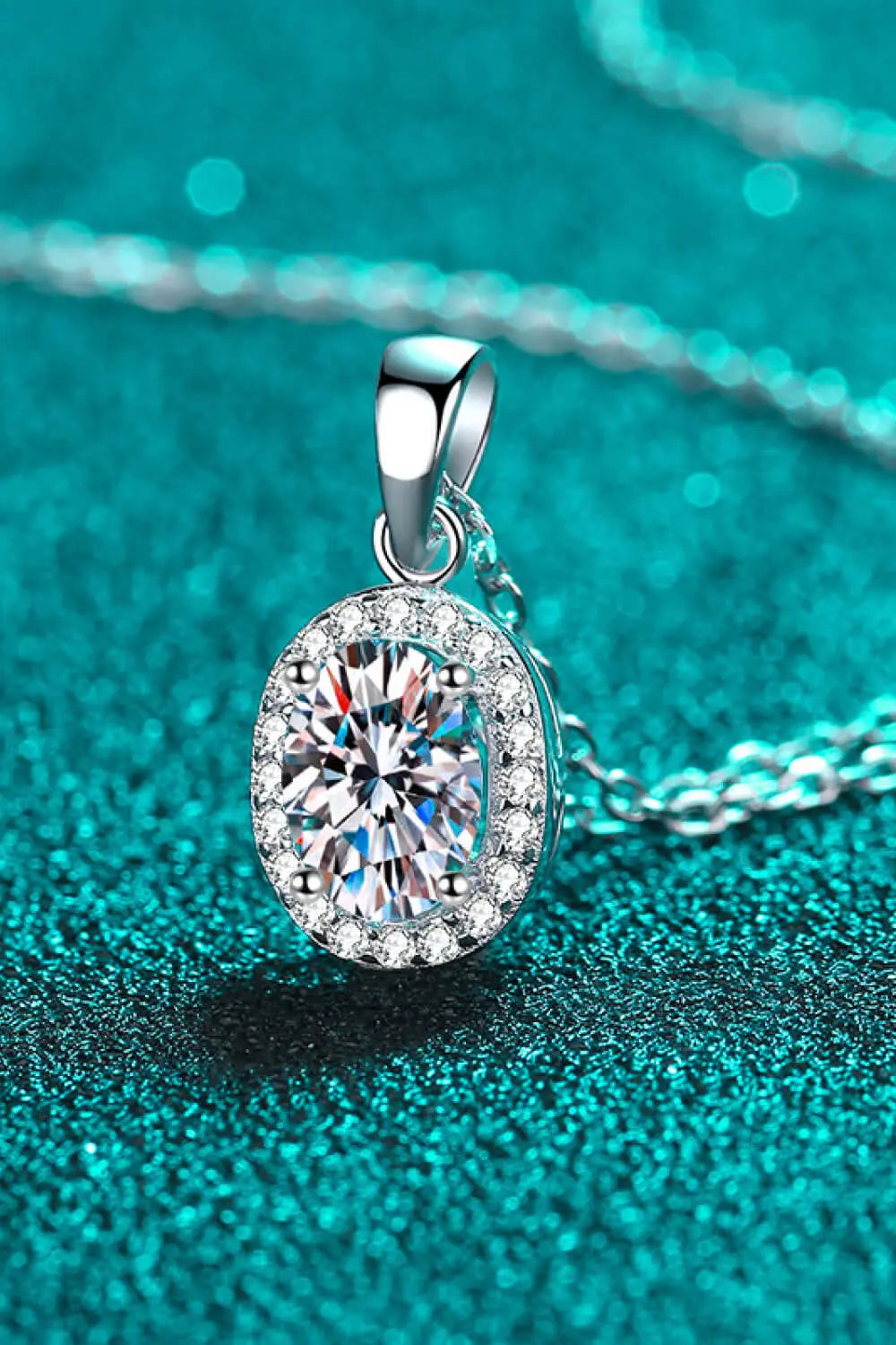 Be The One 1 Carat Moissanite Pendant Necklace - SmileBen