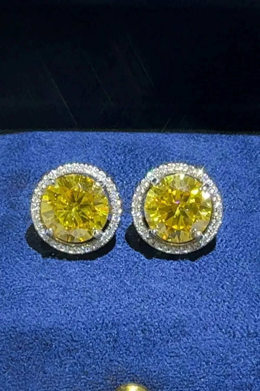 4 Carat Moissanite 925 Sterling Silver Earrings - SmileBen