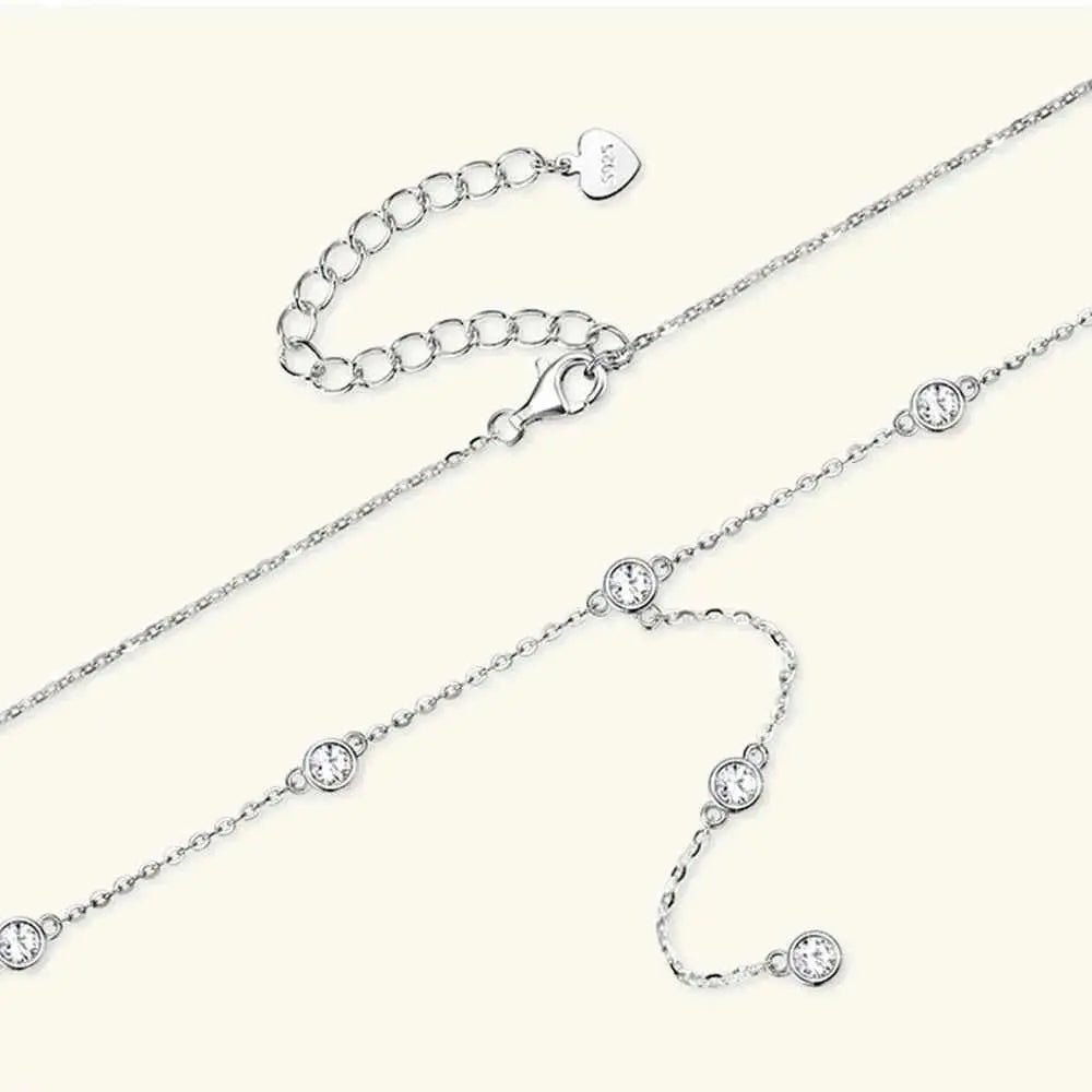 1.1 Carat Moissanite 925 Sterling Silver Necklace - SmileBen