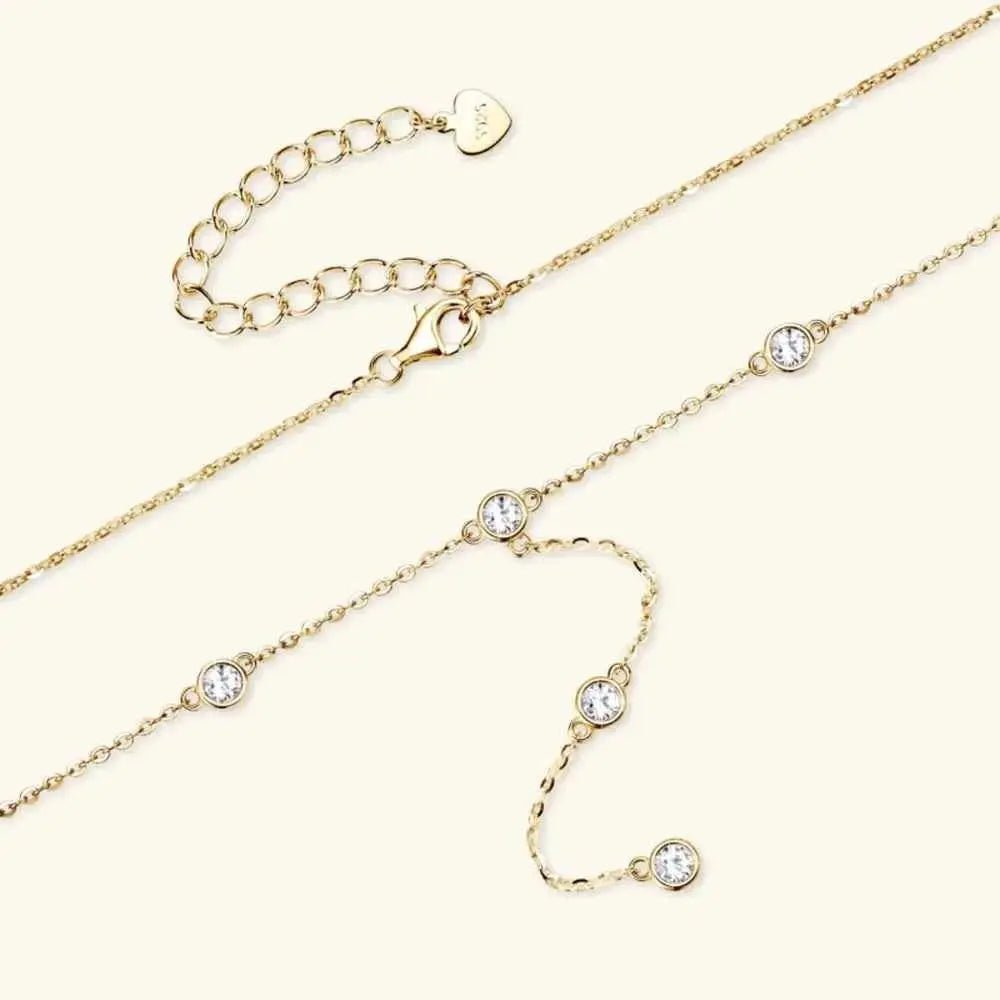 1.1 Carat Moissanite 925 Sterling Silver Necklace - SmileBen