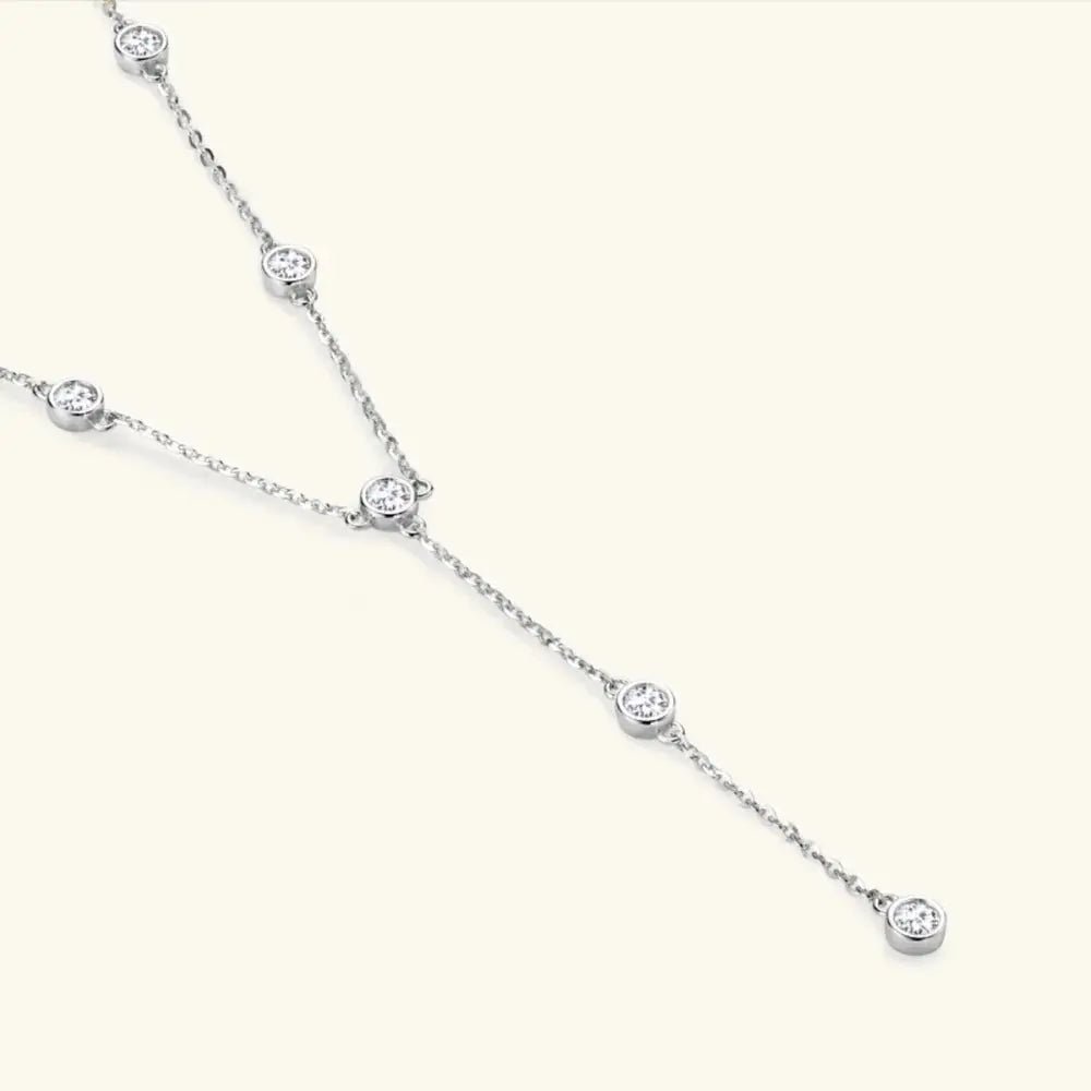 1.1 Carat Moissanite 925 Sterling Silver Necklace - SmileBen