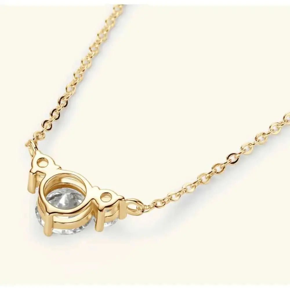 1.2 Carat Moissanite 925 Sterling Silver Necklace - SmileBen