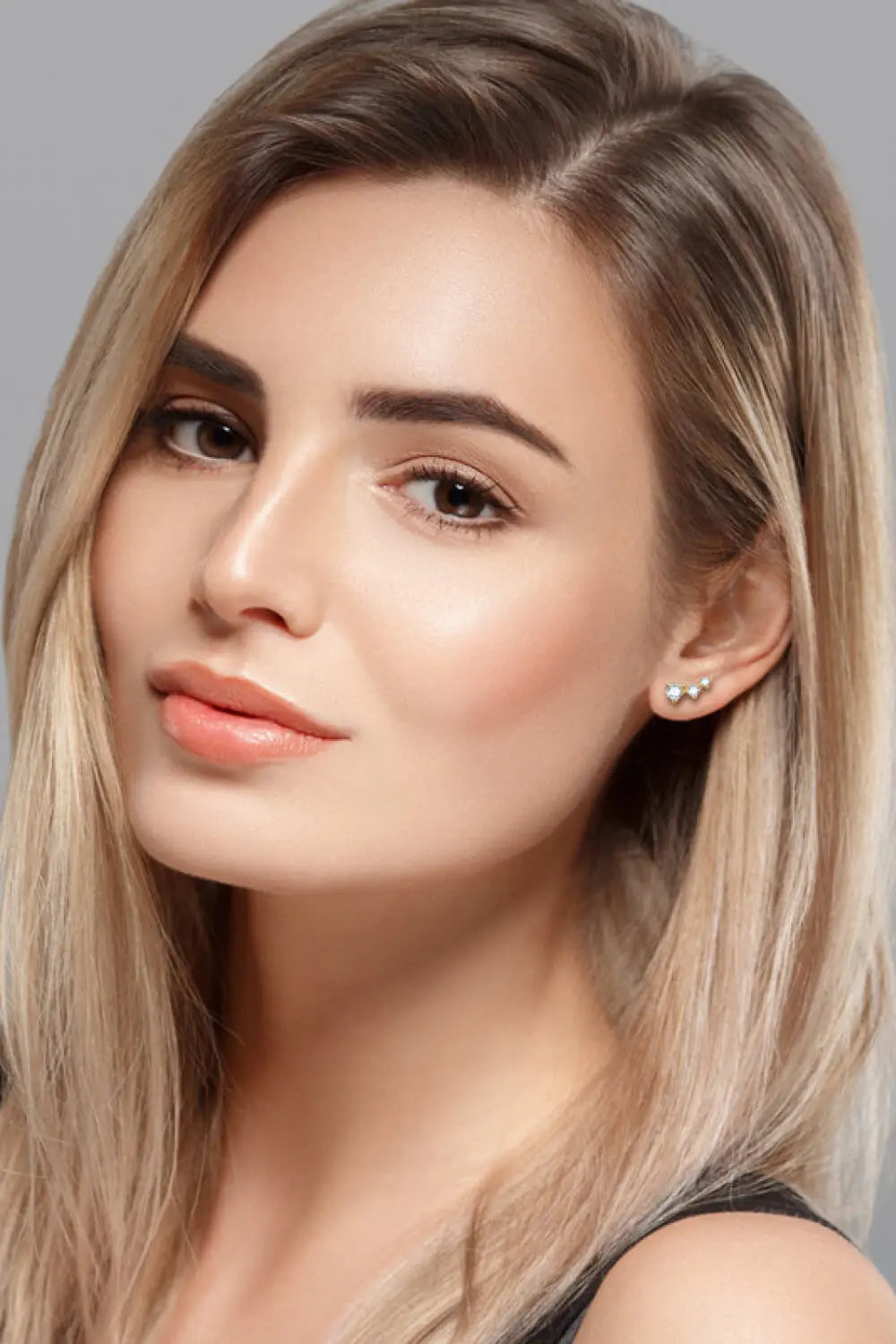 Adored Your Way Moissanite Stud Earrings - SmileBen