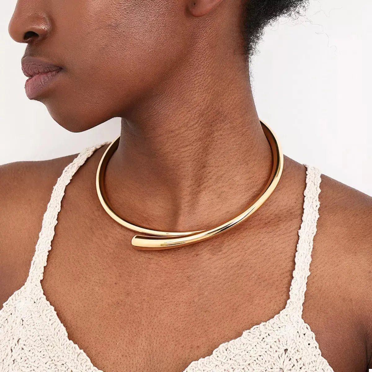 18K Gold - Plated Alloy Adjustable Necklace - SmileBen