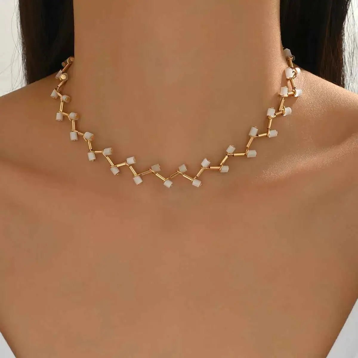 18K Gold - Plated Branch Necklace - SmileBen