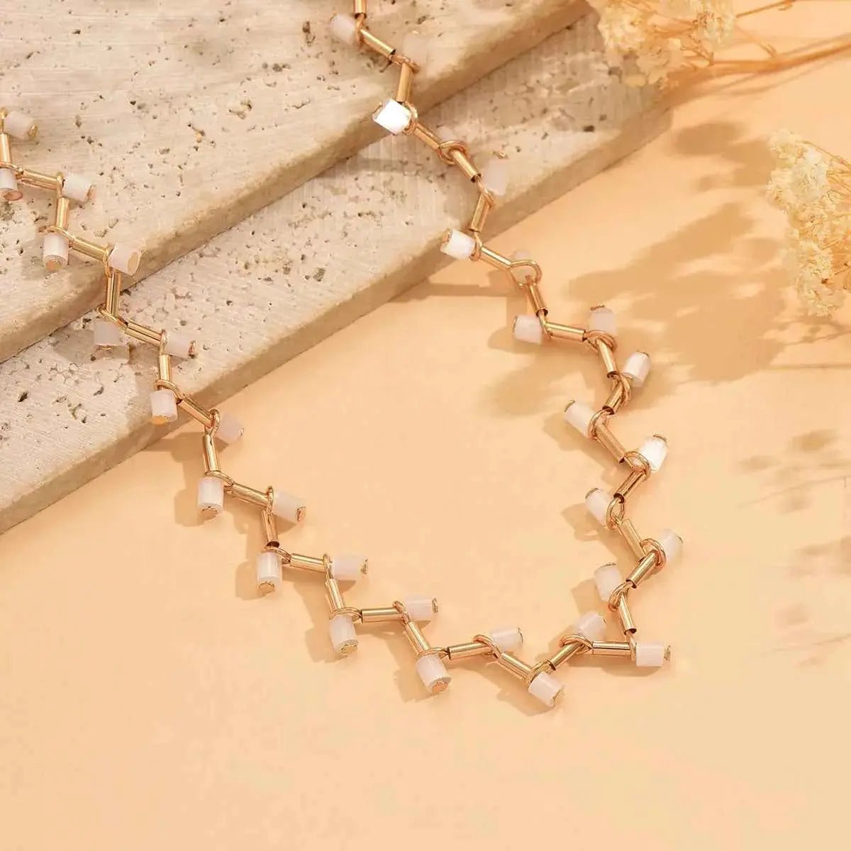 18K Gold - Plated Branch Necklace - SmileBen