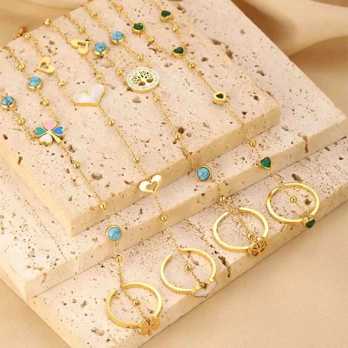 18K Gold - Plated Chain Bracelet - SmileBen