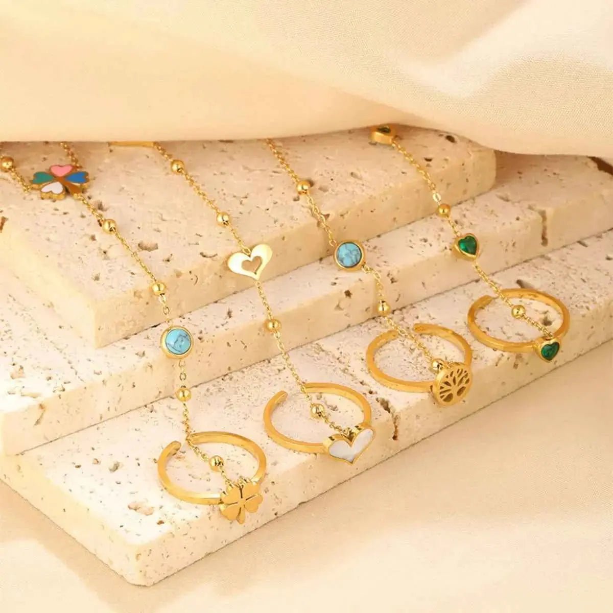 18K Gold - Plated Chain Bracelet - SmileBen