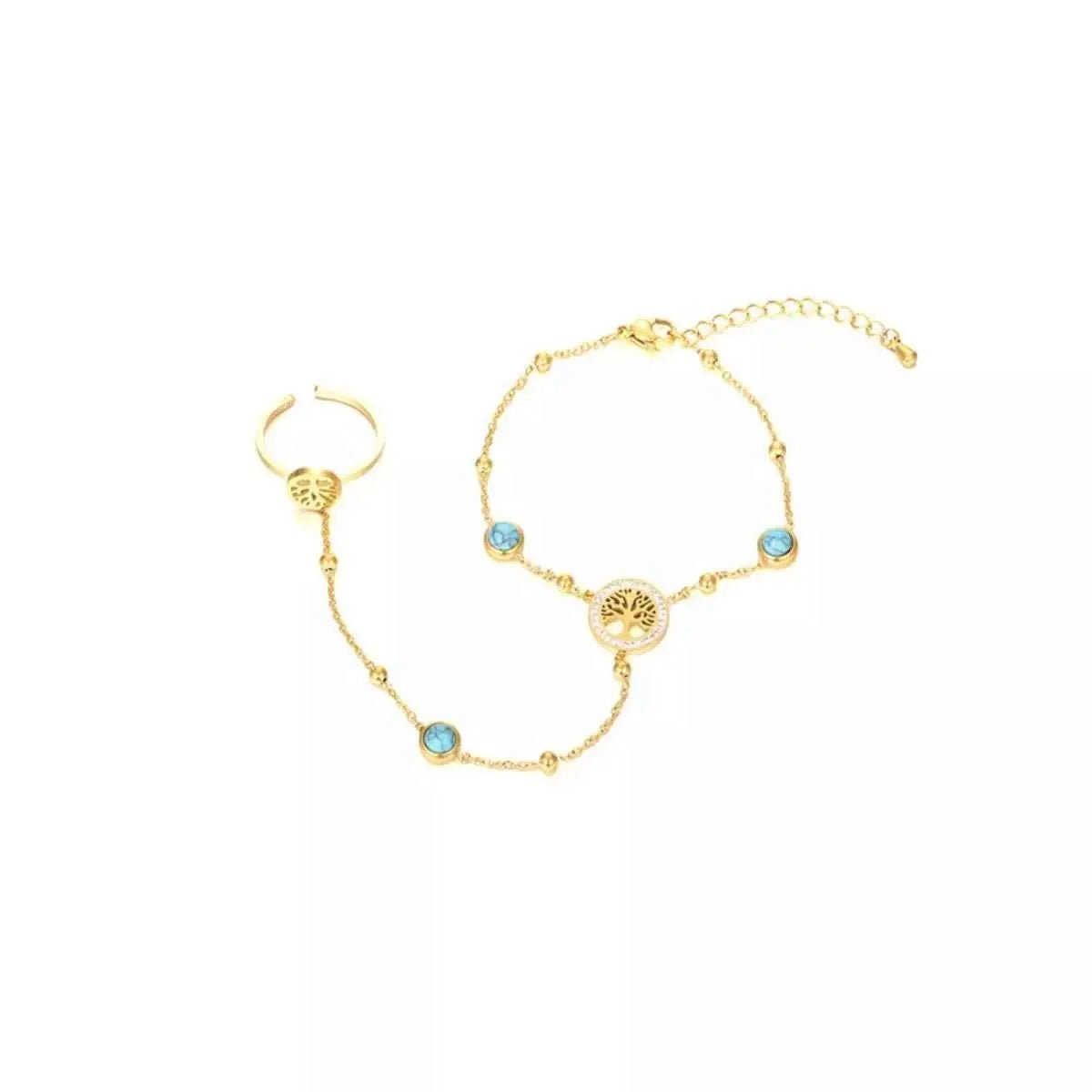 18K Gold - Plated Chain Bracelet - SmileBen