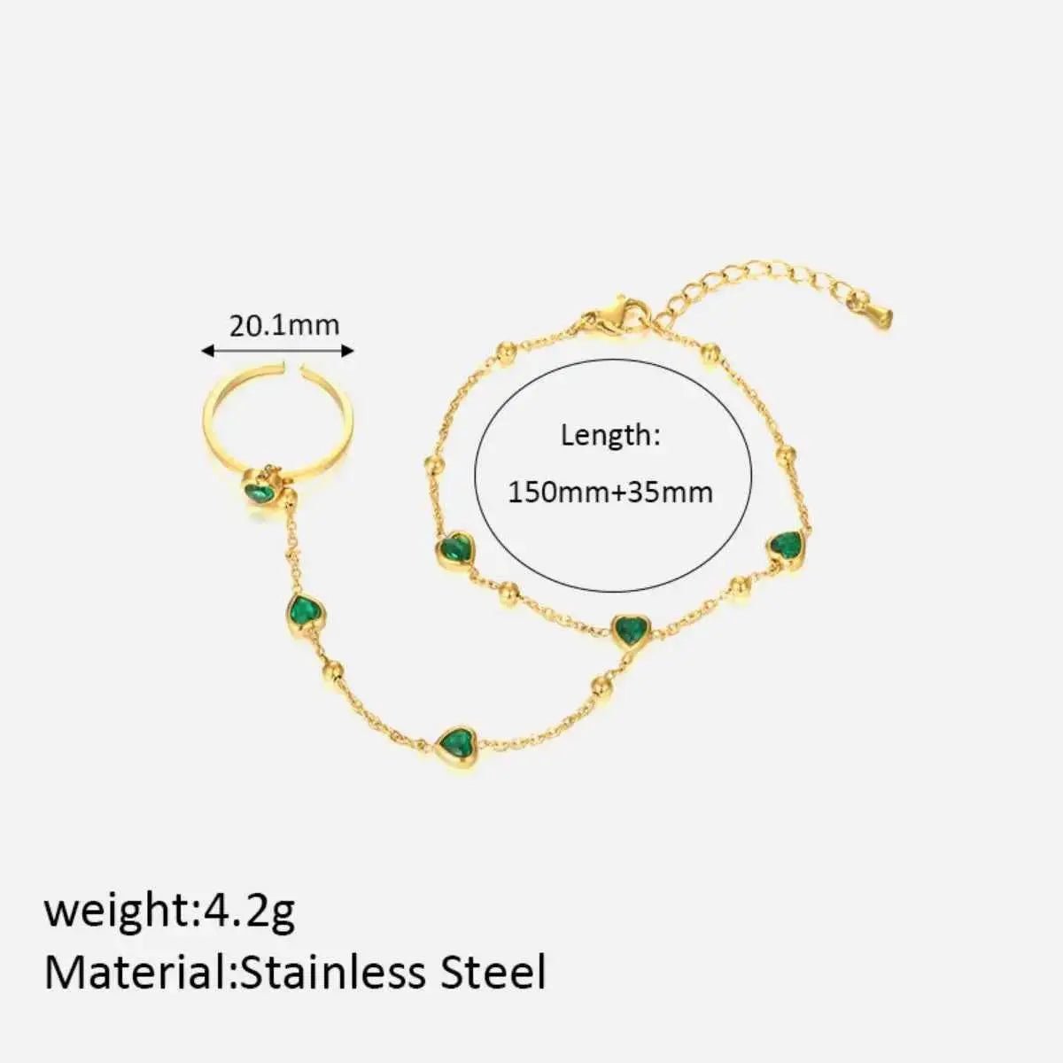 18K Gold - Plated Chain Bracelet - SmileBen