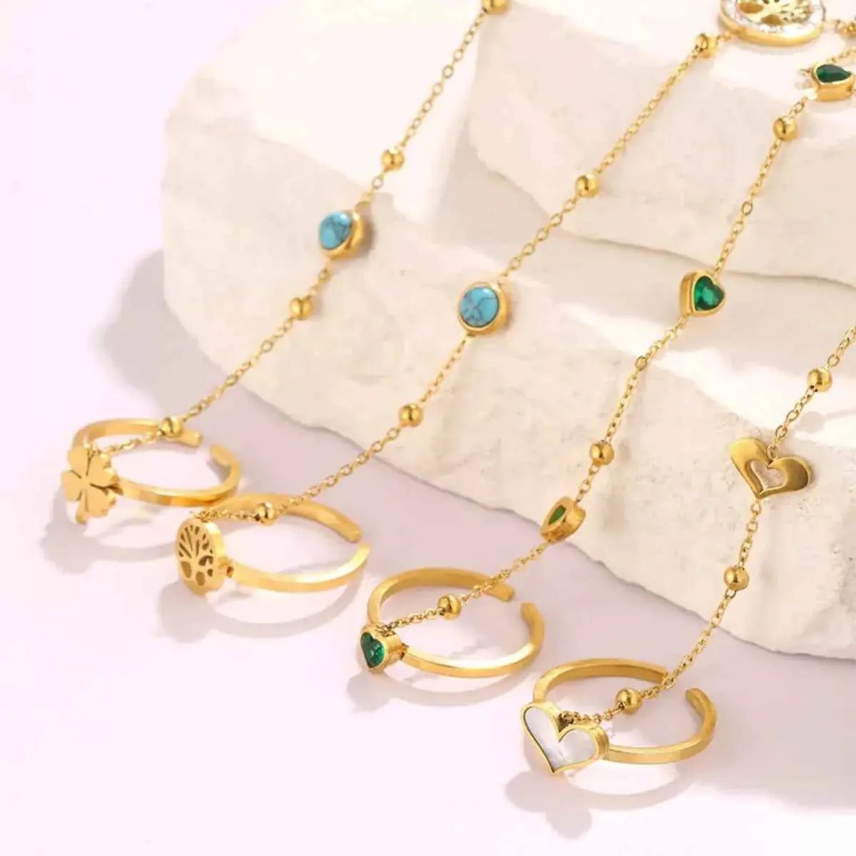 18K Gold - Plated Chain Bracelet - SmileBen