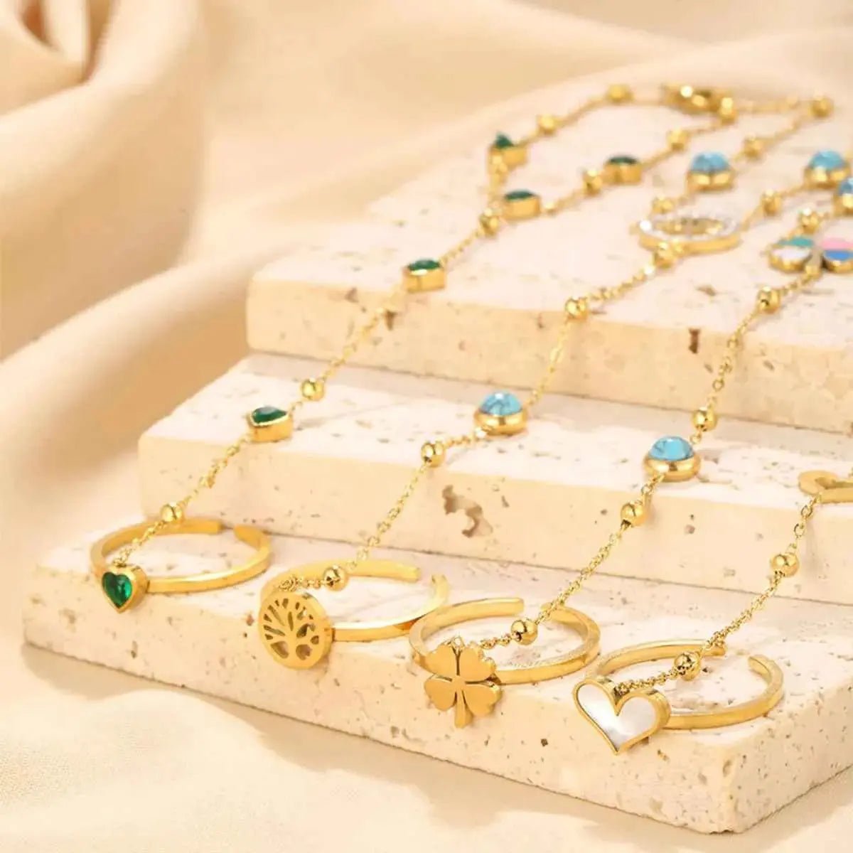 18K Gold - Plated Chain Bracelet - SmileBen