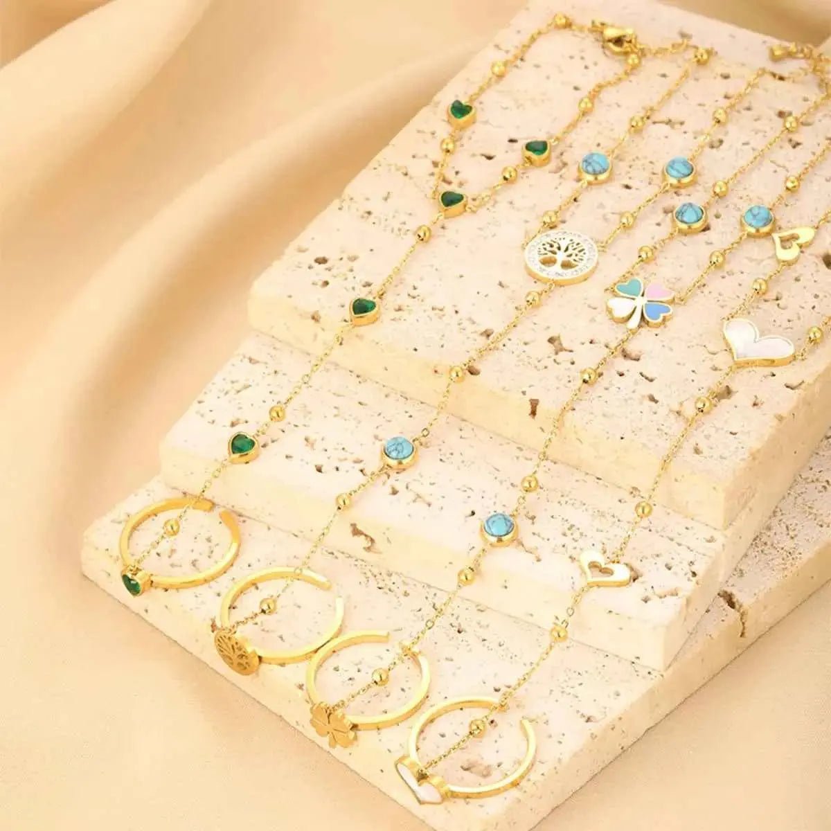 18K Gold - Plated Chain Bracelet - SmileBen