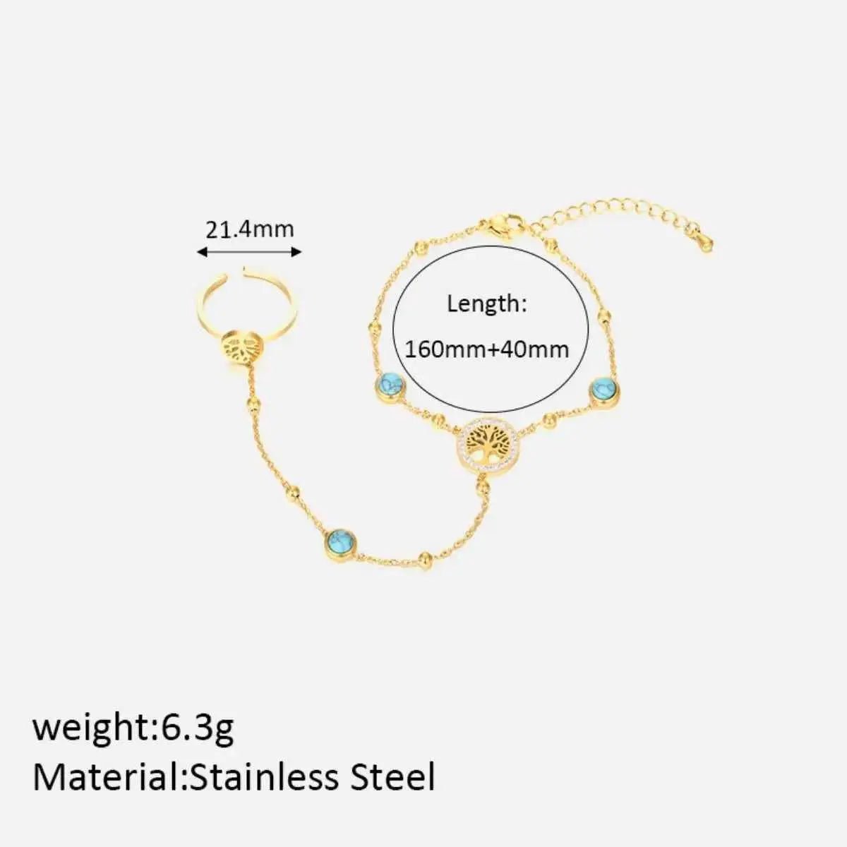 18K Gold - Plated Chain Bracelet - SmileBen