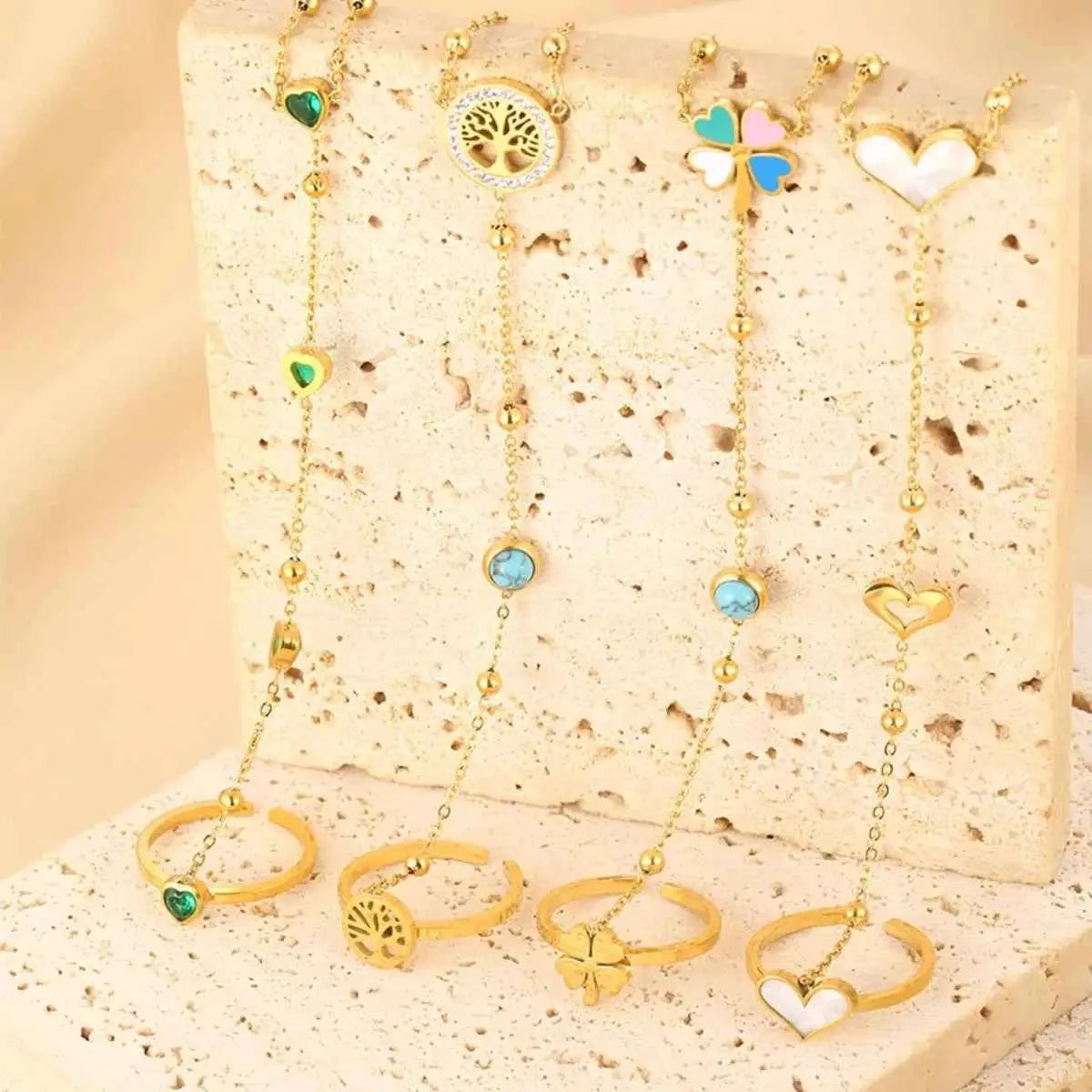 18K Gold - Plated Chain Bracelet - SmileBen