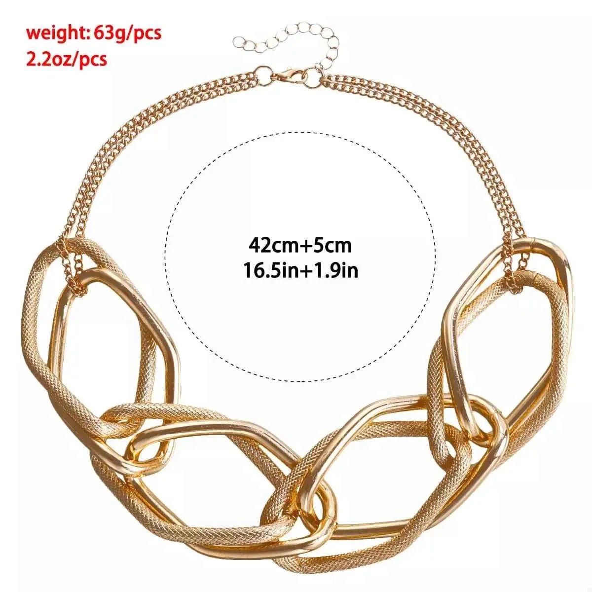 18K Gold - Plated Chain Necklace - SmileBen