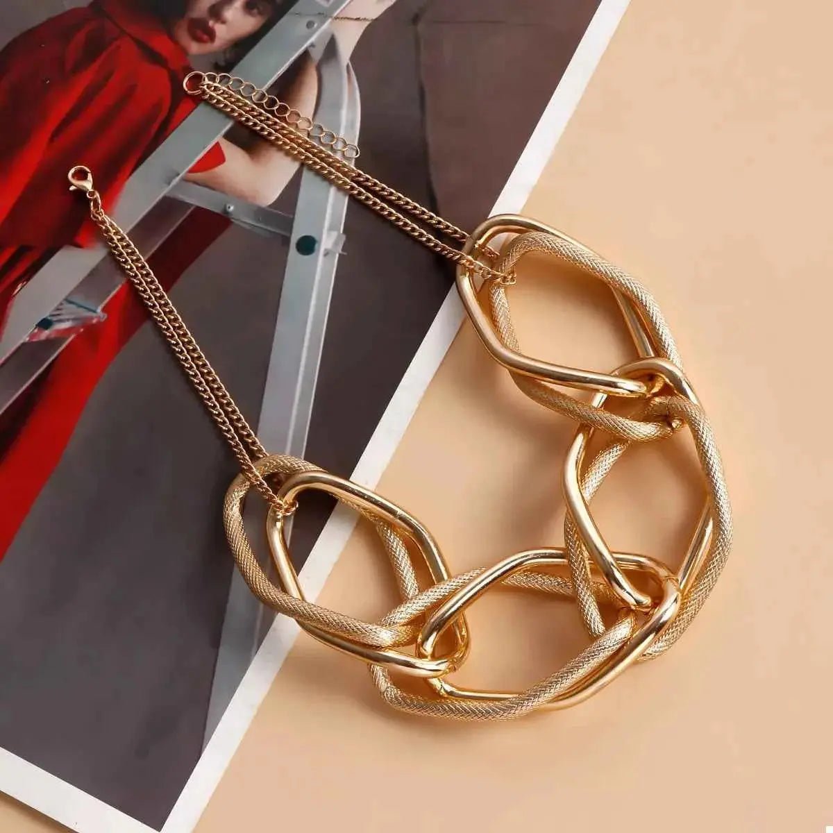 18K Gold - Plated Chain Necklace - SmileBen