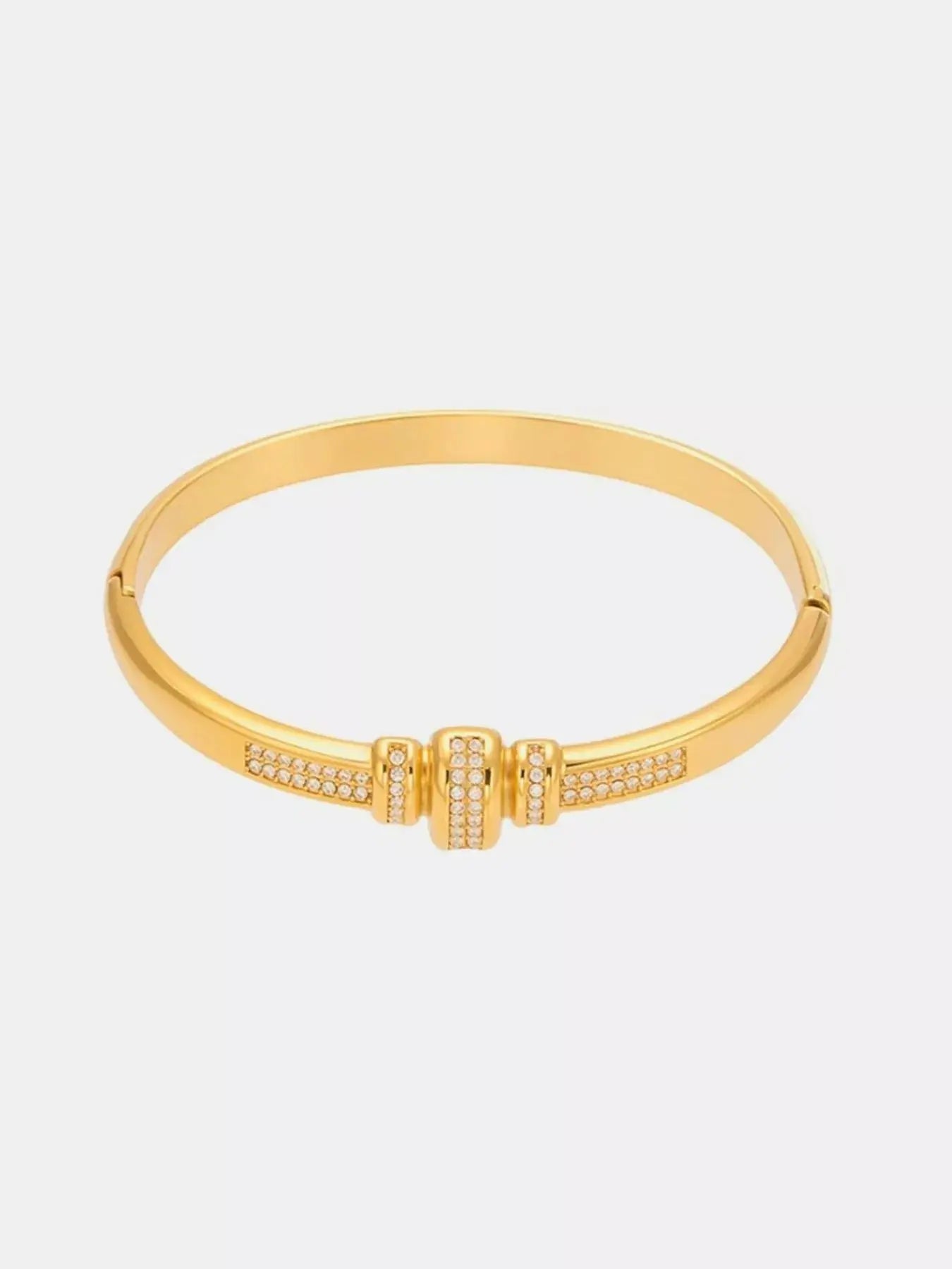 18K Gold - Plated Zircon Bracelet - SmileBen