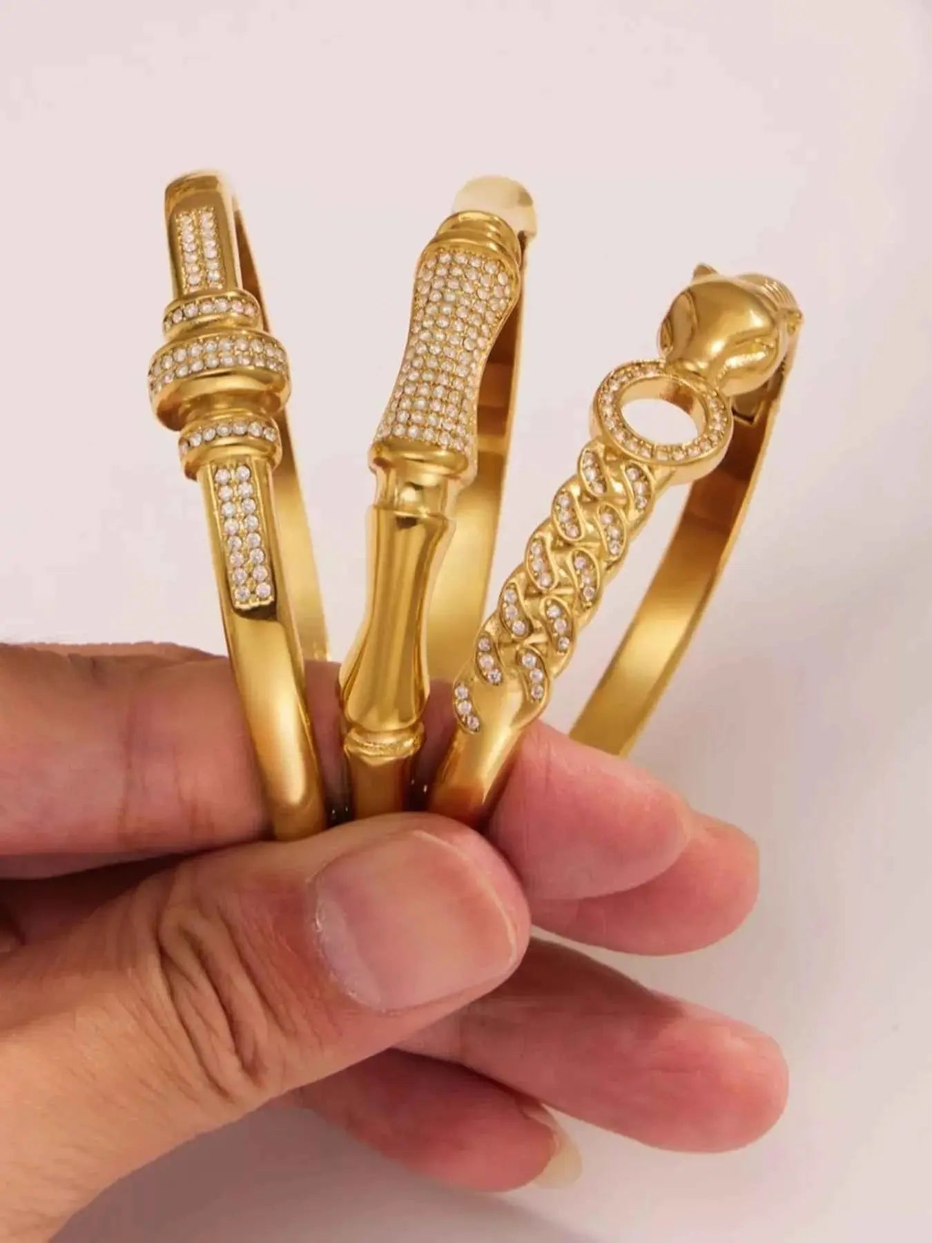 18K Gold - Plated Zircon Bracelet - SmileBen