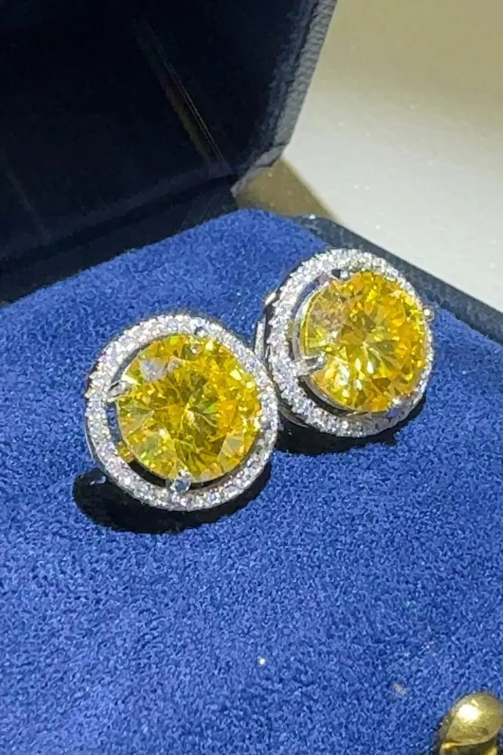 4 Carat Moissanite 925 Sterling Silver Earrings - SmileBen