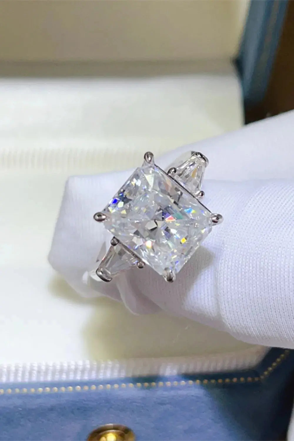 5 Carat Moissanite 925 Sterling Silver Ring - SmileBen