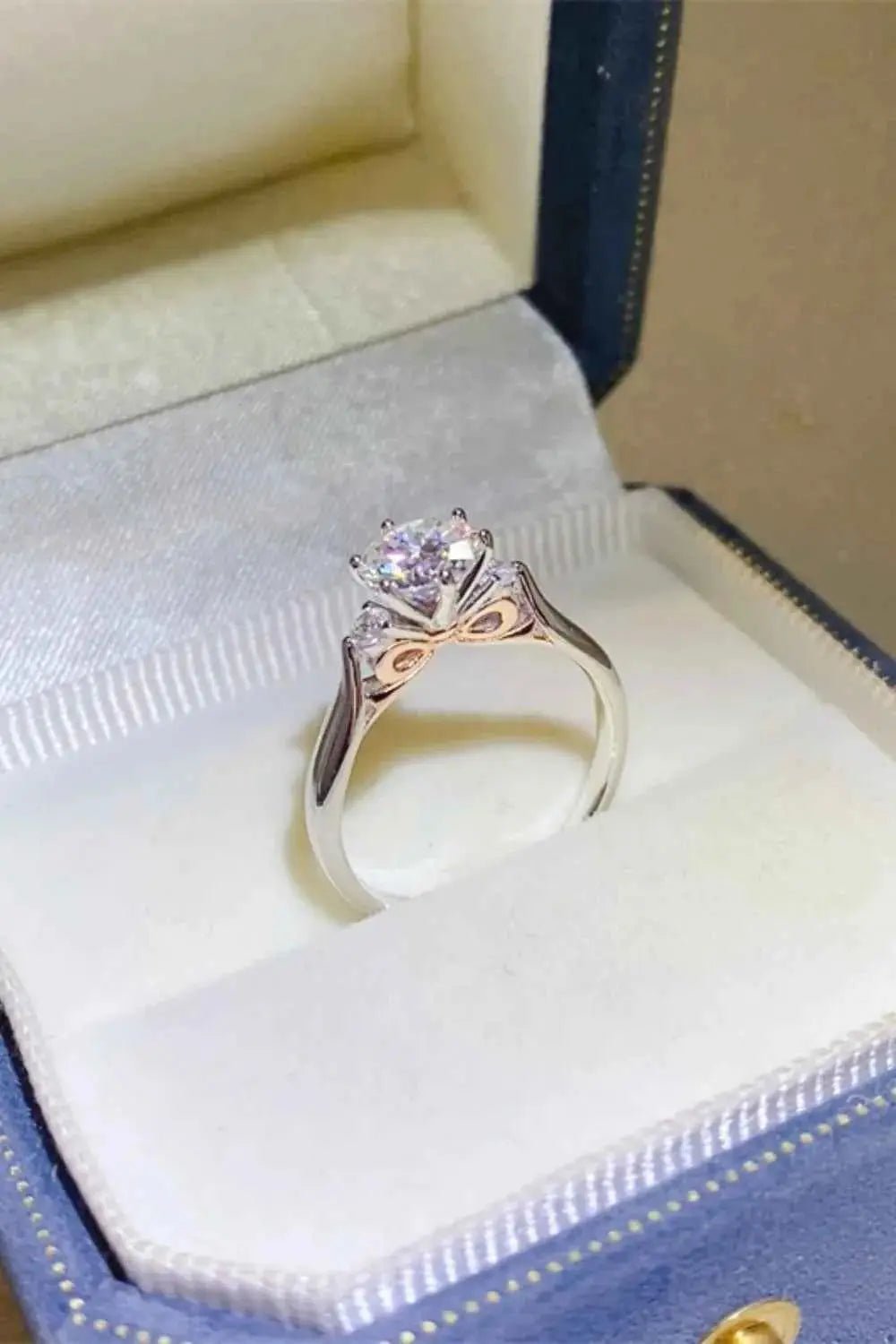 2 Carat Moissanite 925 Sterling Silver Ring - SmileBen