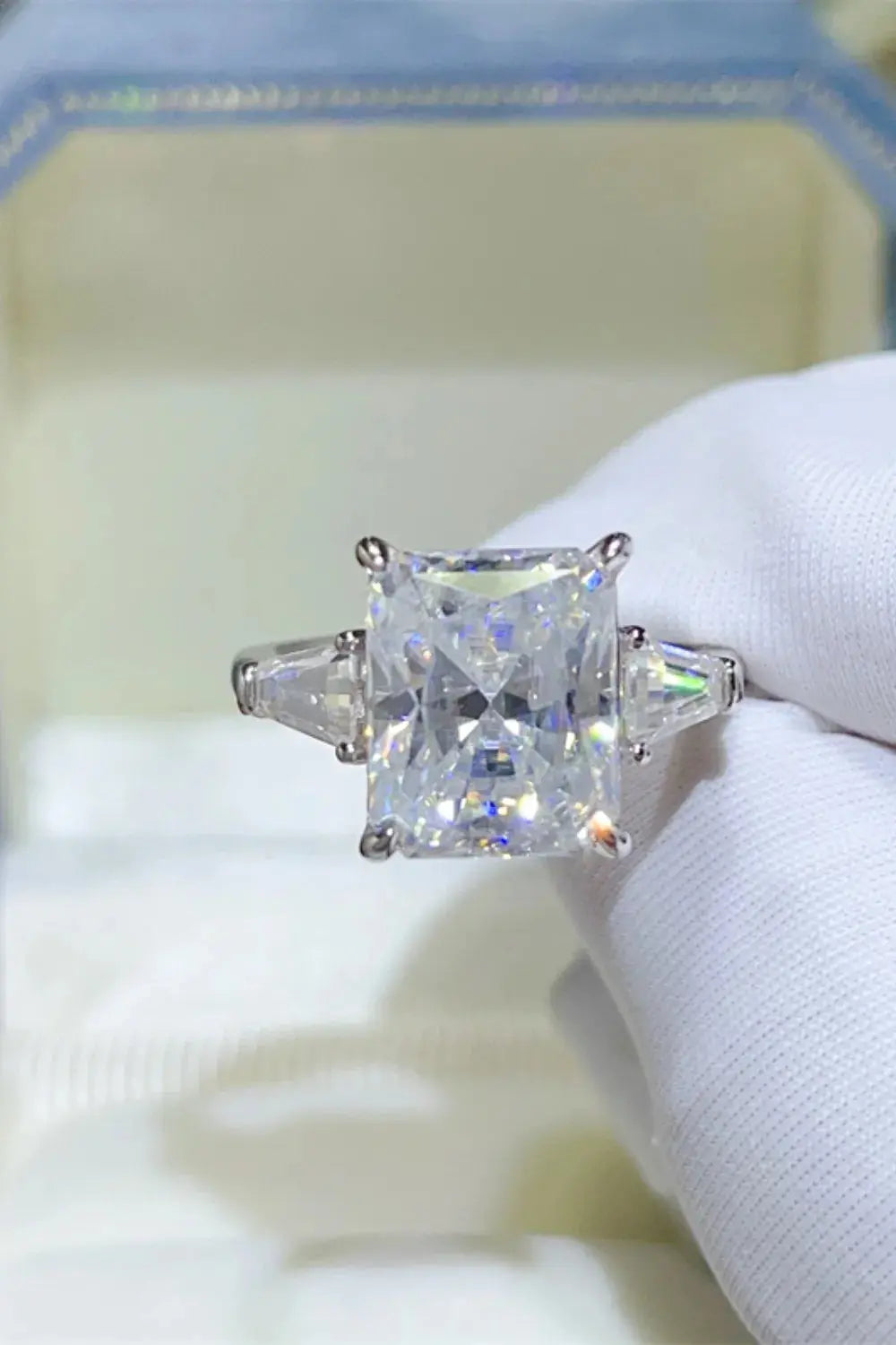5 Carat Moissanite 925 Sterling Silver Ring - SmileBen