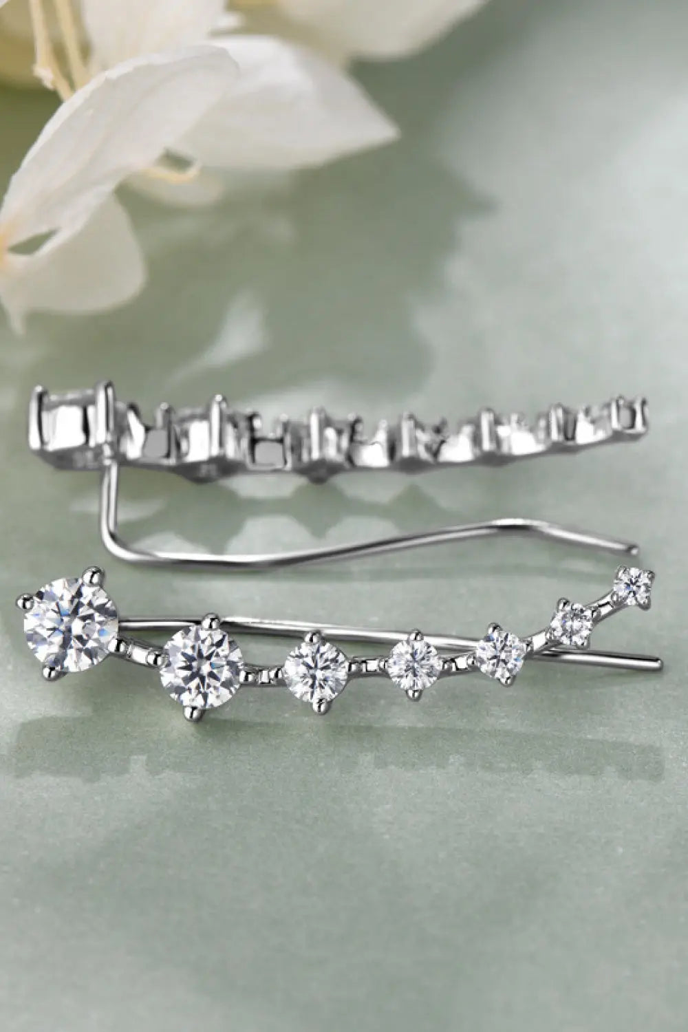 1.9 Carat Moissanite 925 Sterling Silver Earrings - SmileBen