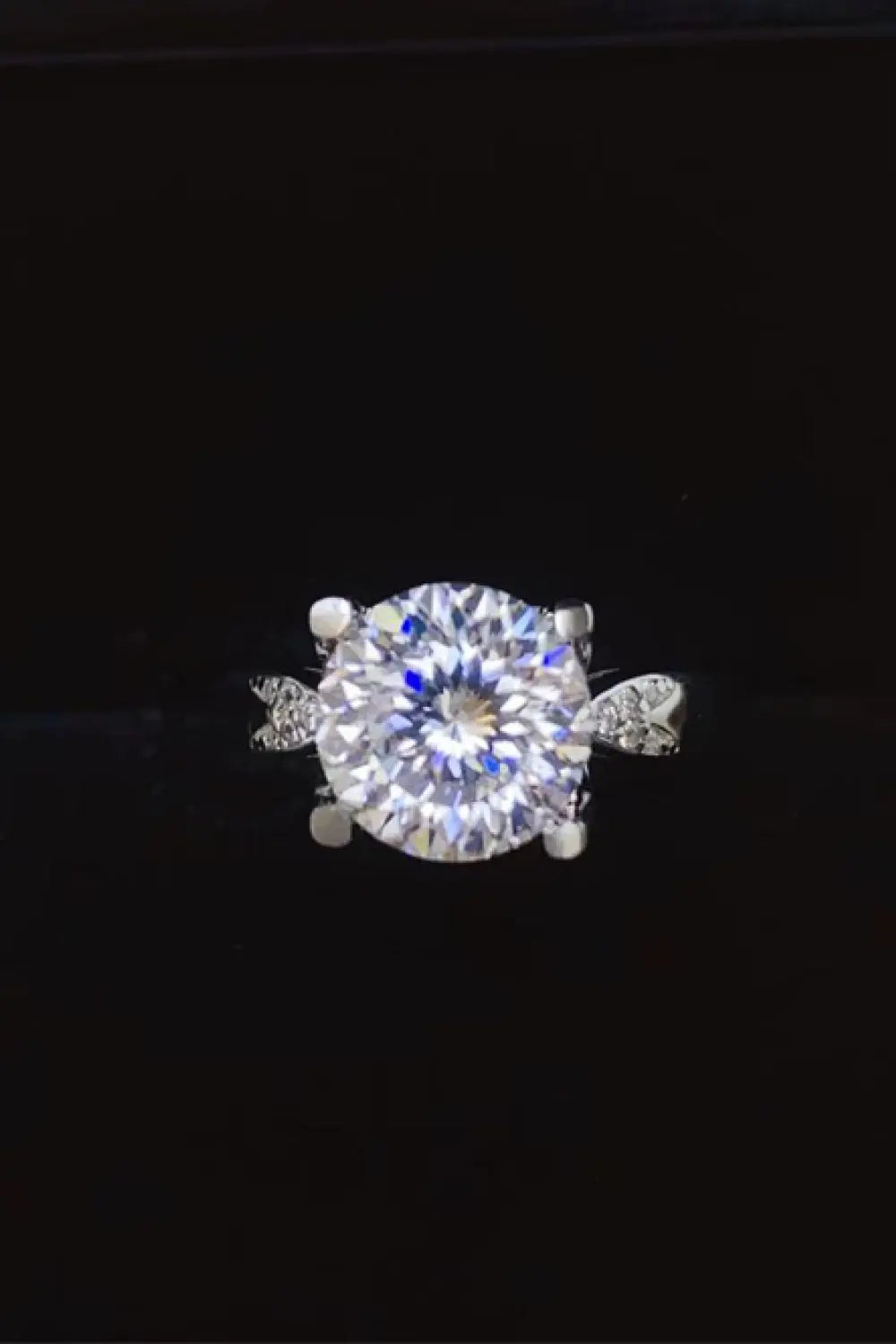2 Carat Moissanite 925 Sterling Silver Ring - SmileBen
