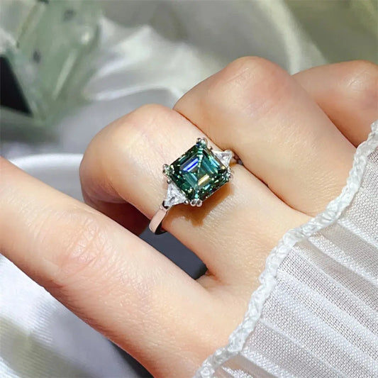 3 Carat Moissanite 925 Sterling Silver Ring - SmileBen