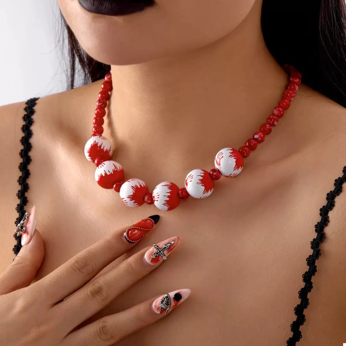 Halloween Necklace and Bracelet Jewelry Set - SmileBen