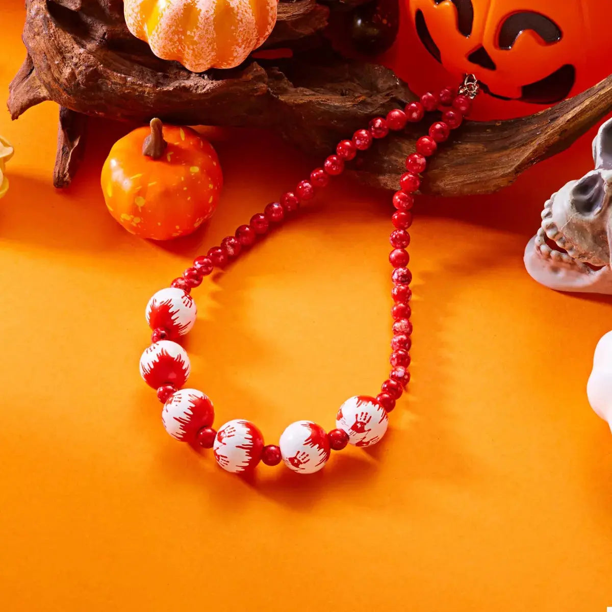Halloween Necklace and Bracelet Jewelry Set - SmileBen