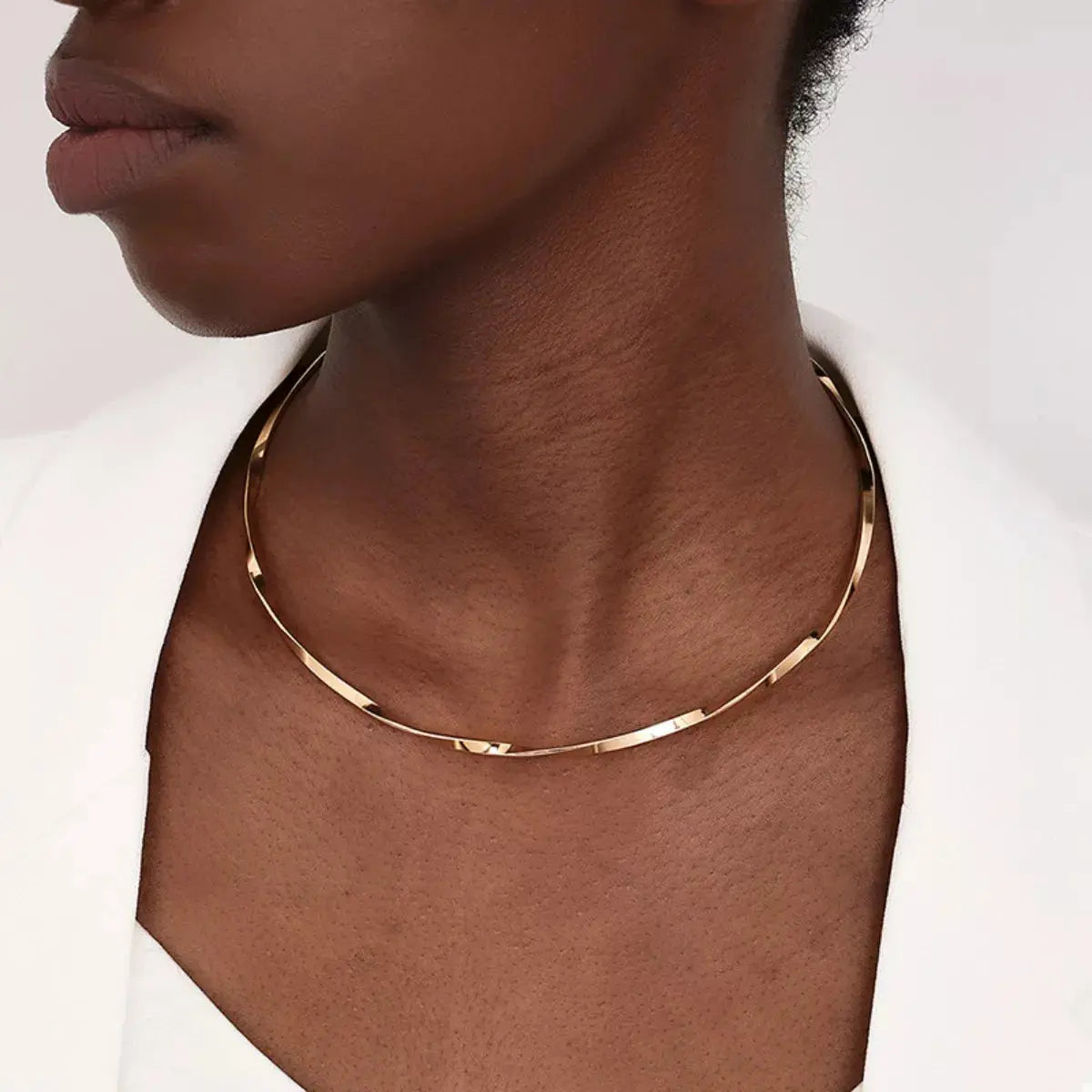 18K Gold-Plated Minimalist Necklace - SmileBen