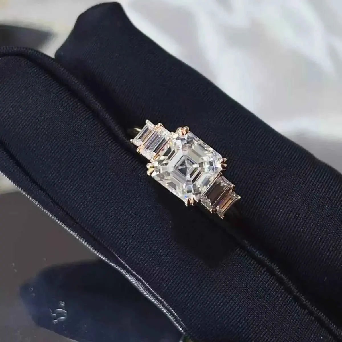3 Carat Moissanite 925 Sterling Silver Ring - SmileBen